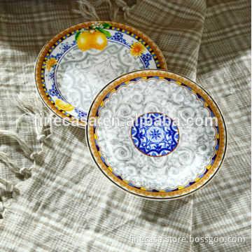 6 Inches Elegant Fine New Bone China Mini Plate of Lemon Fragrance